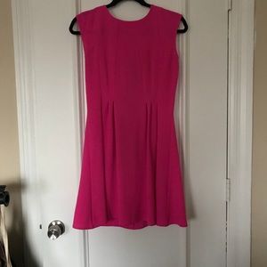 Bright pink cocktail dress